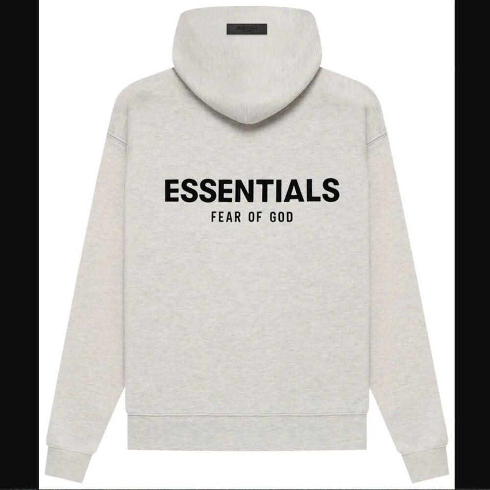 NWT - Fear of God Essentials Hoodie 'Light Oatmeal' - Size Large - Picture 2 of 2